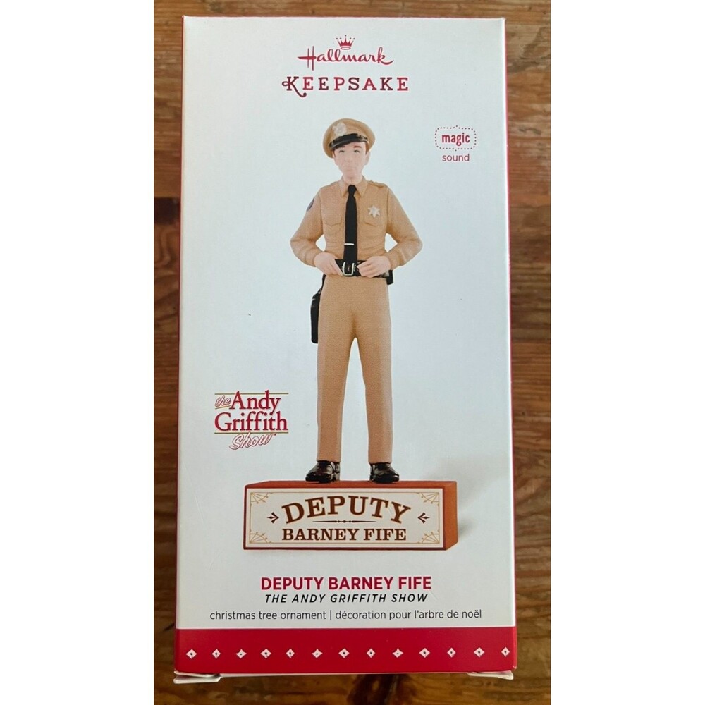 Hallmark Keepsake Deputy Barney Fife Andy Griffith Show Sound Christmas Ornament